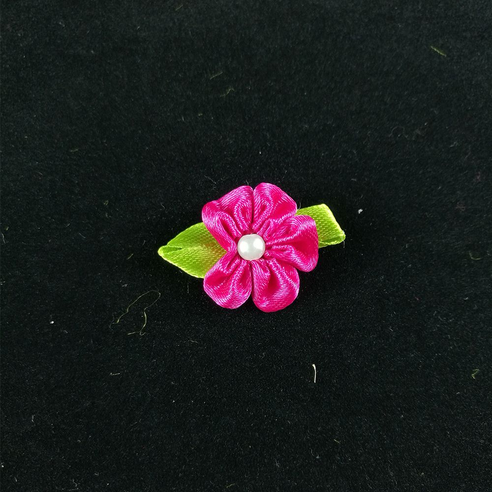 Ruban En Satin Avec Perles Roses, 50 Pices, Bricolage De Fl... - 4