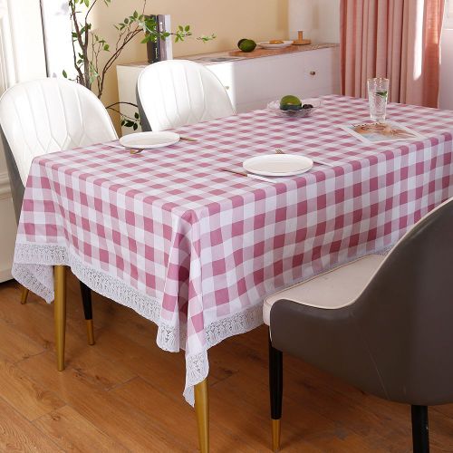 Nappe De Table De Bureau Épaisse À Carreaux Imperméable, Couverture Antidérapante Pour Table Basse, Décoration De Maison Résistante À L'huile