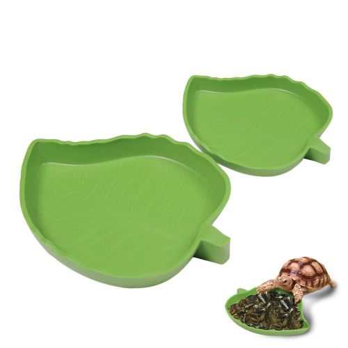 Mangeoire Pour Reptiles Amphibiens En Plastique, Bassin D'alimentation Pour Terrarium, Tortue, Lézard, Chenille, Bol, Fontaine D'eau Pour Tortues