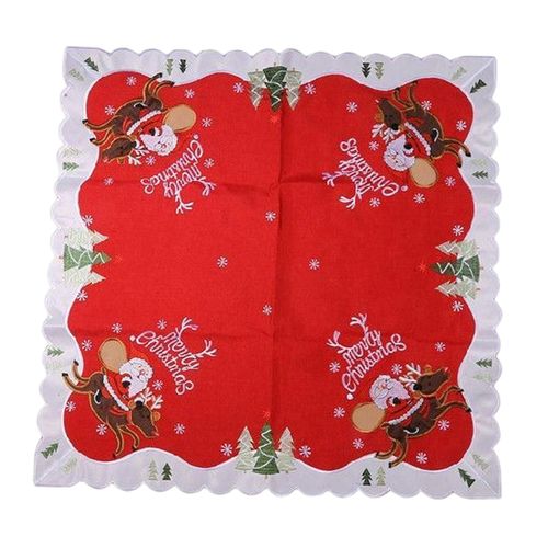 Grande Nappe De Salle À Manger En Polyester Pour Les Vacances De Noël, Décoration De Maison, Nappe Ronde Lavable Pour Les Pique-Niques, Patio, Ferme, Extérieur
