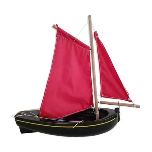 Bateau En Bois Tirot Noir