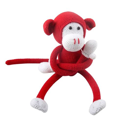 Poupée Singe En Crochet, Kit De Bricolage, Accessoires De Tricot Artisanaux