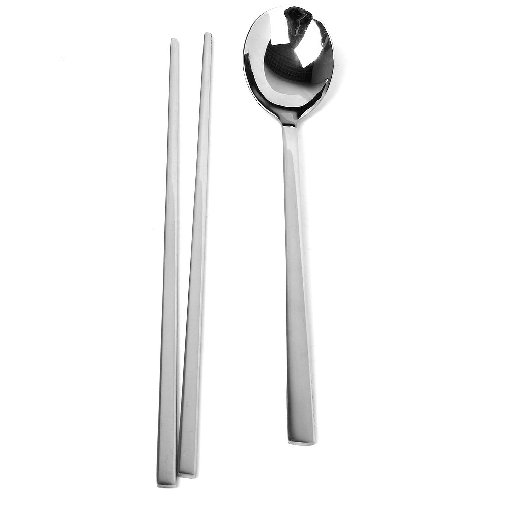 Service De Table En Acier Inoxydable De Style Coren, 2 Pair... - 2