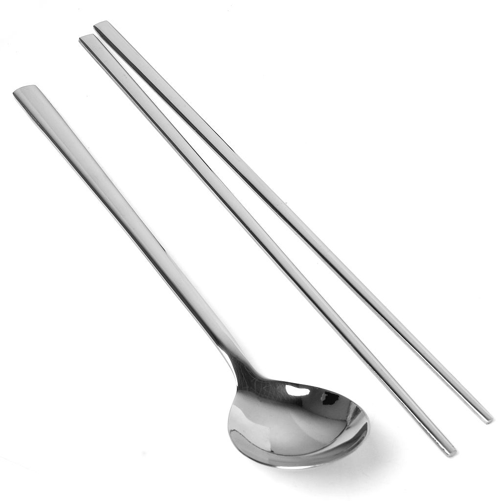 Service De Table En Acier Inoxydable De Style Coren, 2 Pair... - 3