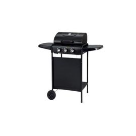 Barbecue 3 feux CookingBox BBQ3F 3000 W Noir