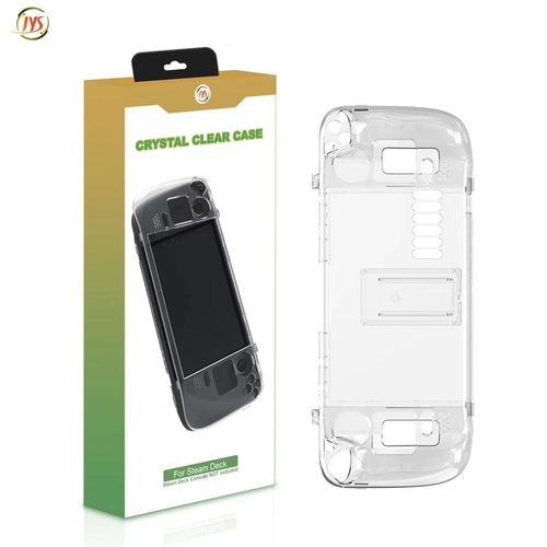 Boîtier En Cristal Steamdeck Coque En Cristal Transparente Pour Pc Hôte Steamdeck Avec Support Jys-Sd003