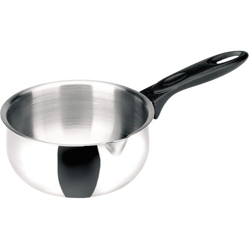Ibili Casserole Bombée Avec Bec Verseur Clasica 20 Cm Inox 18% Tous Feux