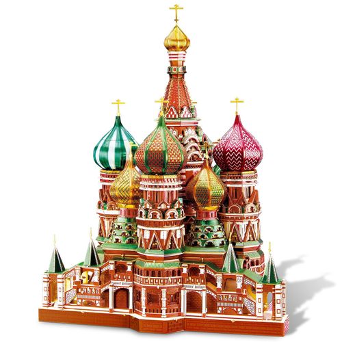 Couleur Orange Puzzle 3d En Métal Kits De Construction De Maquettes Jouets Pour Adolescents Bricolage