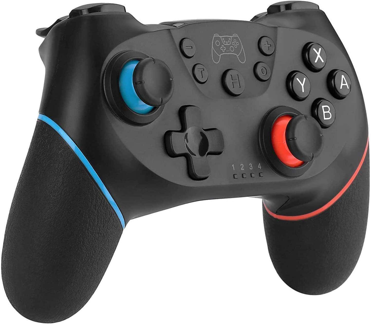 Manette Switch Manette Switch Sans Fil Pour Nintendo Switch/Switch Lite Manette Switch Pour Pc/Android Manette Switch De Jeu Avec Bluetooth/Turbo /Double Moteur Vibration/6-Axis Gyroscope?Noir? - Sony Playstation