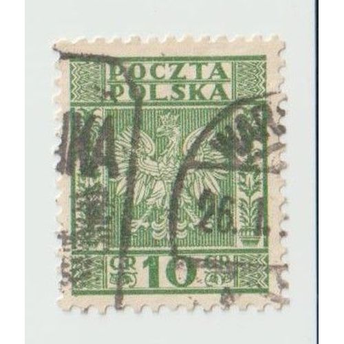 Timbre Oblitéré Poczta Polska,10 Gr