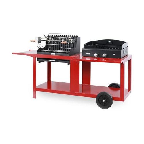 Ensemble Plancha Barbecue Le Marquier Mendy-Alde Baia Basque MIVME14 5400 W Rouge