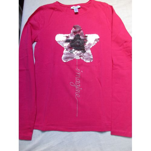T-Shirt Rose "Étoile", 12 Ans