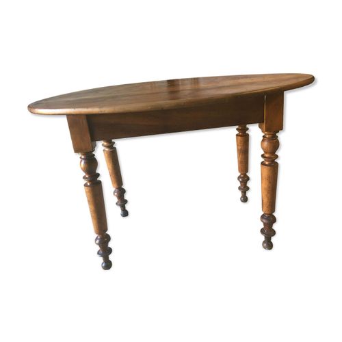 Table Ovale En Noyer Bois