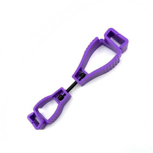 couleur violet Multifunctional Glove Clip Holder Hanger Guard Labor Work Clamp Grabber Catcher Safety Work Grabber Clip Tool Supplies