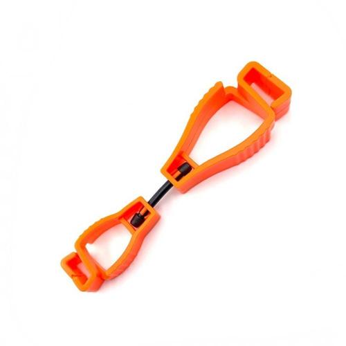 couleur orange Multifunctional Glove Clip Holder Hanger Guard Labor Work Clamp Grabber Catcher Safety Work Grabber Clip Tool Supplies