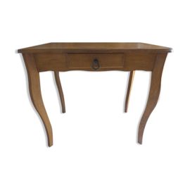 Bureau De Style Louis Xv Aux Pieds Galbs Avec Un Tiroir En Bois Massif Totalement Restaur Bois