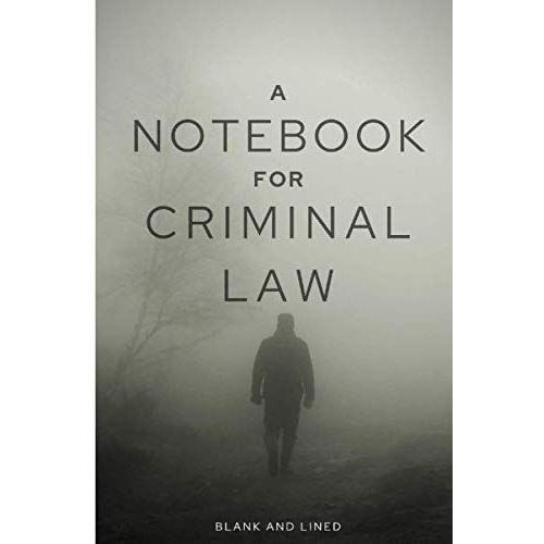 A Notebook For Criminal Law: Blank Lined Cheap Gag Gift For National Fruitcake Day International Peace Day Kentucky Derby Day Summer Olympics Begins ... Hawkins Day Administrative Professionals Day