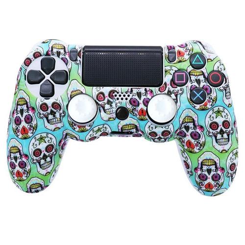 Housse De Protection Antidérapante En Caoutchouc Et Silicone Pour Manette De Jeu Playstation 4 Dualshock 4 Slim