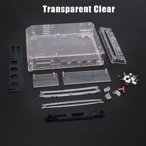 Transparent - Coque De Protection Complète Pour Console Nintendo Wii Étui Transparent Avec Bouton Avec Emballage De Vente Au Détail