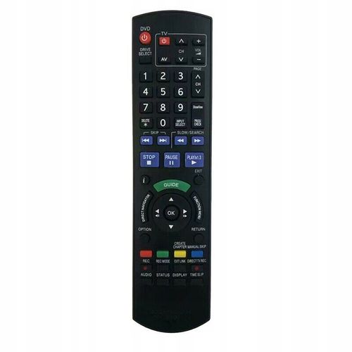 Télécommande Universelle de Rechange Remplacez la télécommande par Panasonic DVD Player Recorder N2QA