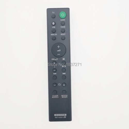 Télécommande Universelle de Rechange -AH301U pour barre de son Sony HT-MT300 HT-MT301