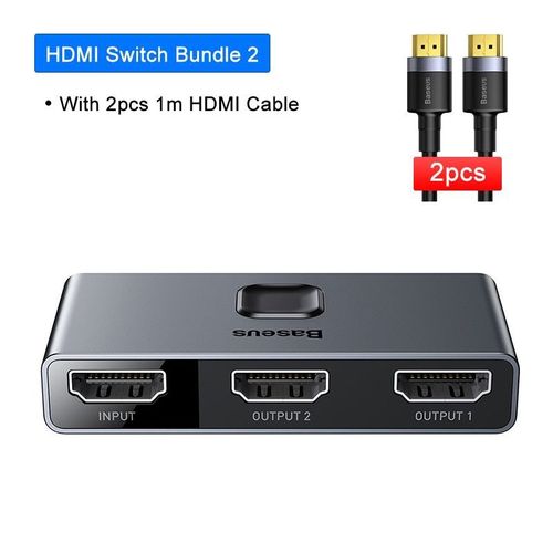 Switch HDMI - HDMI 2.0 5x1 - commutateur HDMI 2.0 HDR 5 en 1 4k 60Hz sélecteur de boîtier hub HDMI 2.0 HDCP 2.2 pour PS4 pro apple TV 5G etc.
