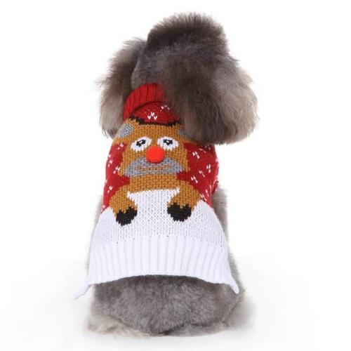 Chiot hiver vêtements chauds adorable cerf chandail fête de Noël BARRIERE DE SECURITE ESCALIER - BARRIERE DE SECURITE PORTE