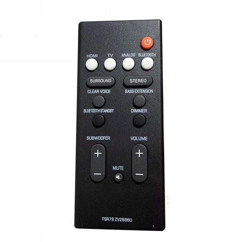 Télécommande Universelle de Rechange pour Yamaha YAS-106 YAS-207 ATS-1060 YAS-107 ATS-10
