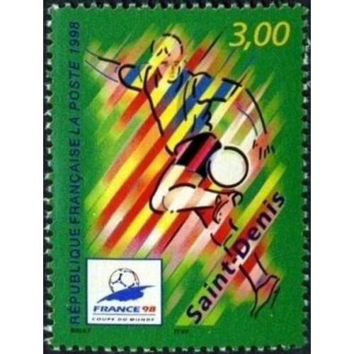 Timbre France 1998, Oblitéré - France 98 , Saint-Denis - 3.00 Yt3131