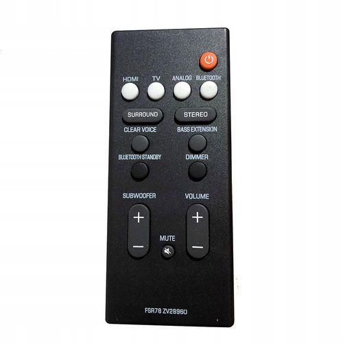 Télécommande Universelle de Rechange pour Yamaha YAS-106 YAS-207 ATS-1060 YAS-107 ATS-10