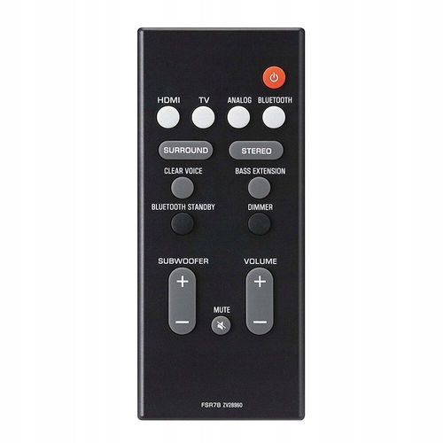 Télécommande Universelle de Rechange pour Yamaha YAS-106 YAS-207 ATS-1060 YAS-107 ATS-107