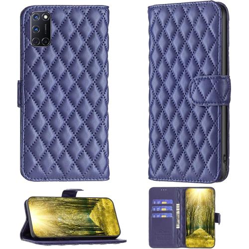 Coque Pour Oppo A72 Coque Pour Oppo A72 Case Téléphone Cover Pu Cuir Béquille Magnétique Étui Portefeuille Xxf-Lan