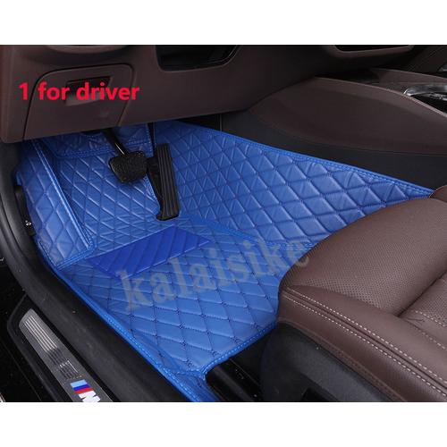 Tapis de sol de voiture de couleur bleu