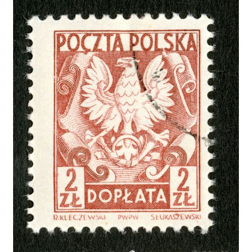 Timbre Oblitéré Poczta Polska, Doplata, Kleczewski,Lukaszewski, 2 Zl