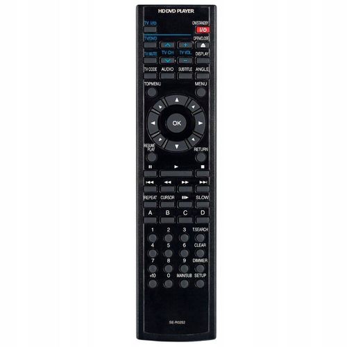 Télécommande Universelle de Rechange pour contrôleur de lecteur DVD Toshiba HD SE-R0252