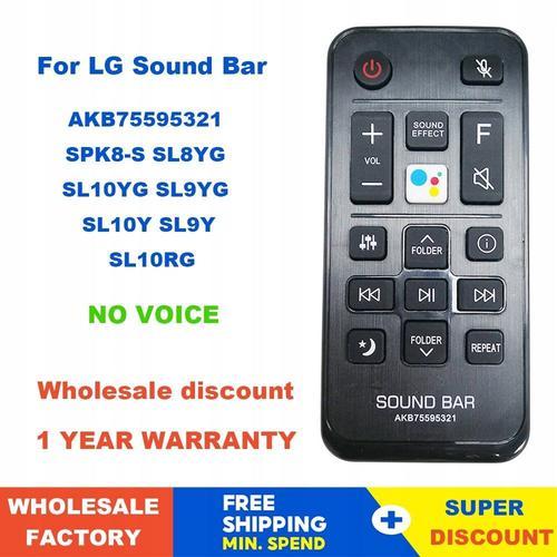 Télécommande Universelle de Rechange Pour LG SPK8-S SL8YG SL9Y SL9YG SL10Y SL10RG SL10YG