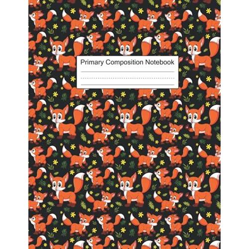 Coyote Primary Composition Notebook: Coyote Journal Composition Notebook Writer's Coyote Notebook Or Journal For School / Work / Journaling