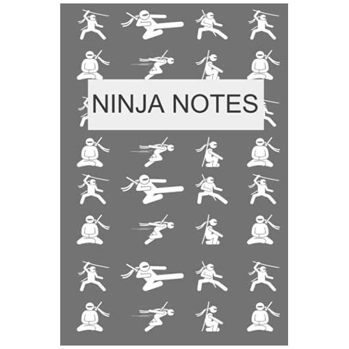 Ninja Notes: Notebook For Ninjas | Store All Your Ninja Notes Inside