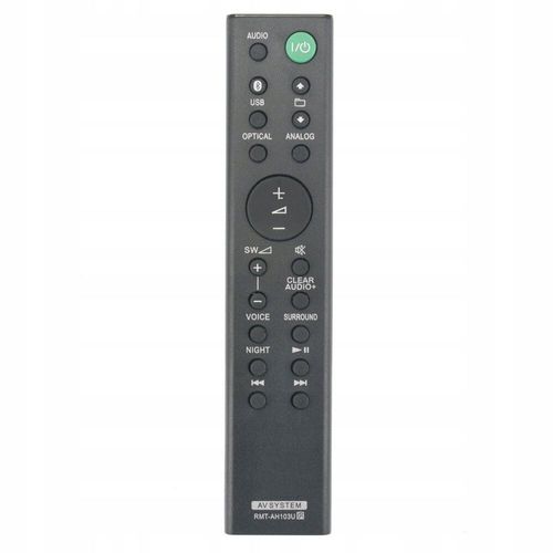 Télécommande Universelle de Rechange Cette télécommande est compatible avec la barre de son Sony HT-CT80 SA-CT80