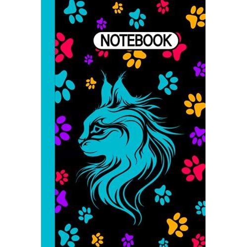 Kawaii Cute Cat Notebook For Girls, Composition Notebook Kawaii Cute Cat, Meow Kawaii Cute Cat Notebook, Cat Meow Notebook: Kawaii Cute Cat Notebook ... Wide Ruled Pages, 6x9", Matte Finish Cover,