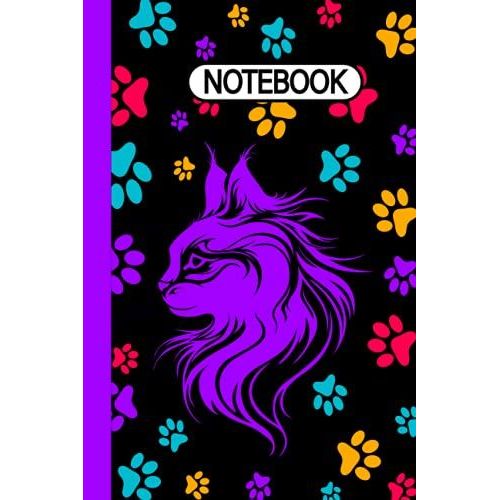 Kawaii Cute Cat Notebook For Girls, Composition Notebook Kawaii Cute Cat, Meow Kawaii Cute Cat Notebook, Cat Meow Notebook: Kawaii Cute Cat Notebook ... Wide Ruled Pages, 6x9", Matte Finish Cover,