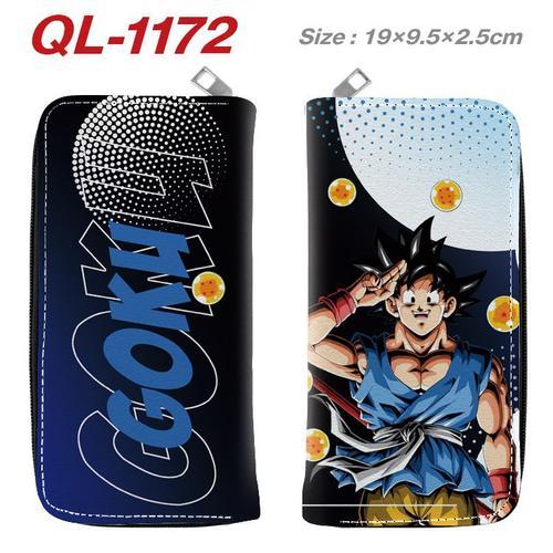 Dragon Ball Couleur Fermeture Éclair Portefeuille Portefeuille Billet Clip Dessin Animé Anime Périphérique Long Portefeuille Pochette Porte-Monnaie Ql-Jj4590