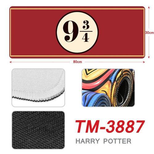 Film et télévision Harry Potter entourant un tapis de souris imprimé en couleur dessin animé animation côté voiture tapis de table antidérapant super grand tapis de souris TM-JJ5619