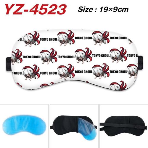 Tokyo Ghoul Anime Masque Pour Les Yeux Périphérique Ghoul Compresse Chaude Et Froide Masque Pour Les Yeux Dessin Animé Mignon Blackout Sommeil Masque Pour Les Yeux Yz-Jj5753
