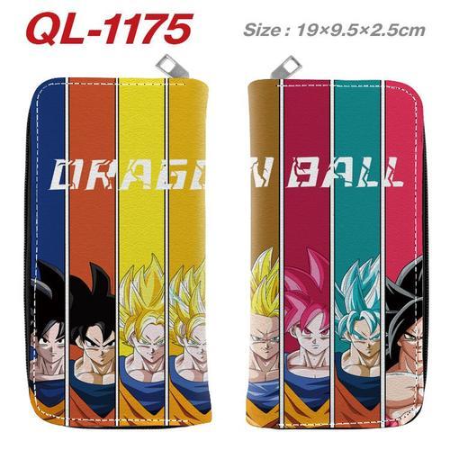 Dragon Ball Couleur Fermeture Éclair Portefeuille Portefeuille Pince À Billets Dessin Animé Anime Périphérique Long Portefeuille Pochette Porte-Monnaie Ql-Jj6301