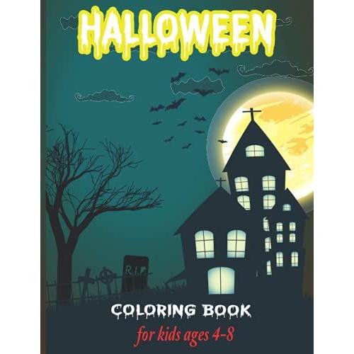 Halloween Coloring Book For Kids Ages 4-8: Perfect Hallowen Gift For Care Bears Fans For Kids