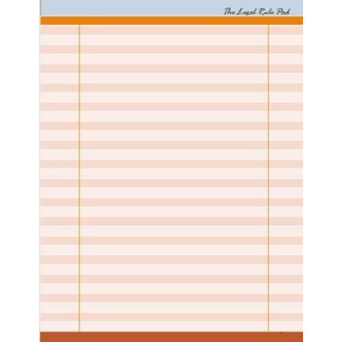 Top The Legal Pad: Writing Pads, 8-1/2 X 14, Legal Rule, 50 Sheets, 12 Pack (19200)