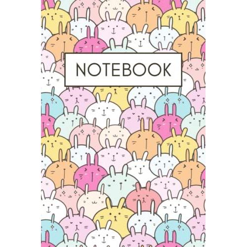 Cute Cat Kitten Pattern Wide Ruled Composition Notebook Note Pad For Girls, Teens, Kids, Soft Cover, Medium 6 X 9 Inches, 100 Pages: For Note-Taking, Office, Home, School, Business And More!