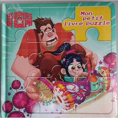 Les Mondes De Ralph - Mon Petit Livre Puzzle - 5 Puzzles 9 Pièces