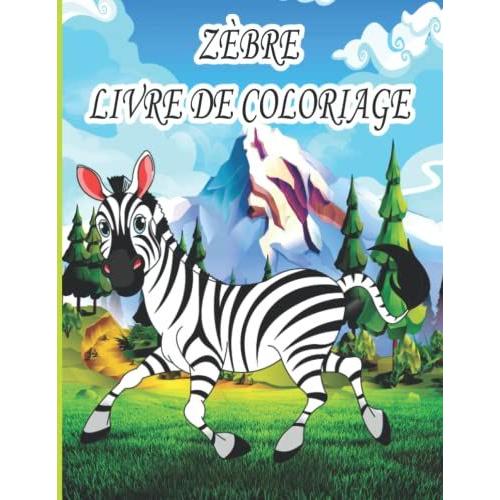 Zèbre Livre De Coloriage: Livre De Coloriage Pour Enfants, Garçons Et Filles, Avec De Belles Illustrations Pour Tous Les Âges (French Edition)